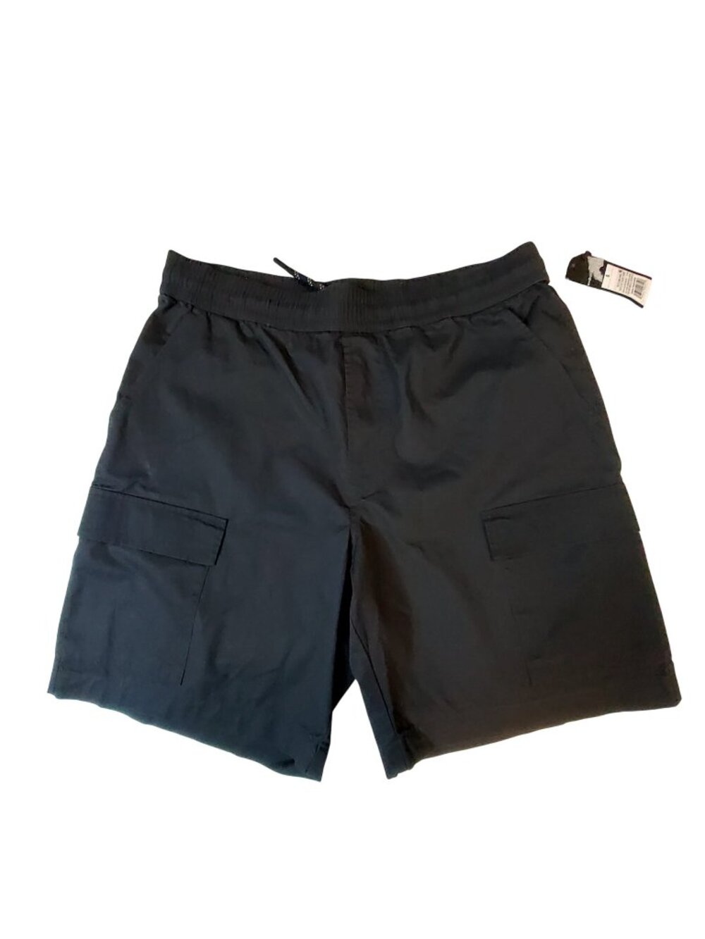 Original Use Utility Cargo Shorts Black Small Elastic Waist Dual side pockets